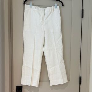NWT. J Crew White pant size 6P